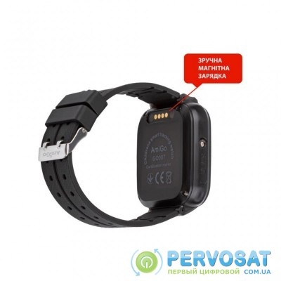 Смарт-часы Amigo GO007 FLEXI GPS Black
