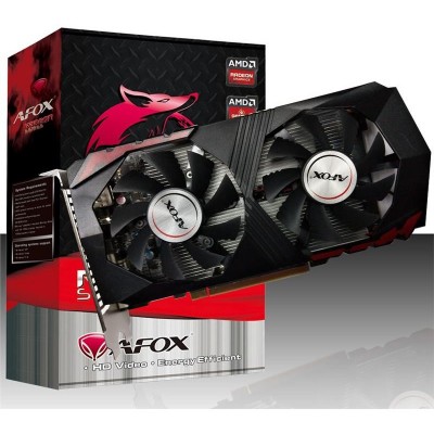 Відеокарта AFOX Radeon RX 560 4GB GDDR5 128Bit DVI HDMI DP ATX DUAL FAN AFRX560-4096D5H4-V2