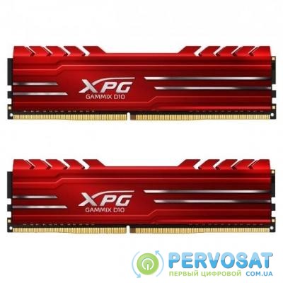 Модуль памяти для компьютера DDR4 16GB (2x8GB) 2666 MHz XPG GD10-HS Red ADATA (AX4U266638G16-DRG)