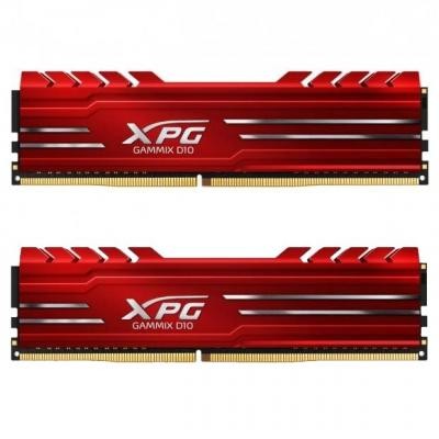 Модуль памяти для компьютера DDR4 16GB (2x8GB) 2666 MHz XPG GD10-HS Red ADATA (AX4U266638G16-DRG)