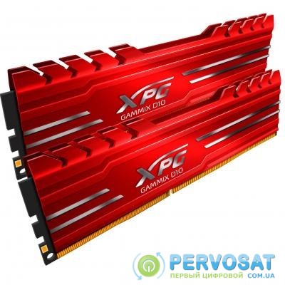 Модуль памяти для компьютера DDR4 16GB (2x8GB) 2666 MHz XPG GD10-HS Red ADATA (AX4U266638G16-DRG)