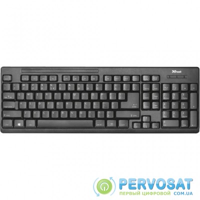 Комплект Trust Ziva wireless keyboard with mouse UKR (22119)