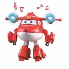 Ігрова фігурка-трансформер Super Wings Supercharge Lights&Sounds Jett, Джетт, світло, звук Ігрова фігурка-трансформер Super Wings Supercharge Lights&Sounds Jett, Джетт, світло, звук