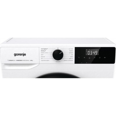 Пральна машина Gorenje W1NHPI60SCS/P фронтальна, 6кг, 1000, A+++, 43.5см, дисплей, пар, інвертор, білий