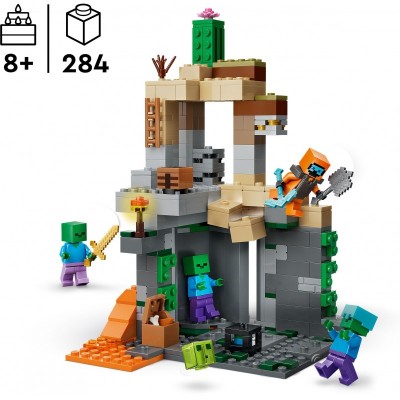 Конструктор LEGO Minecraft Підземелля зомбі