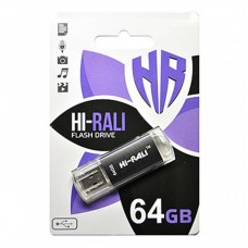 USB флеш накопичувач Hi-Rali 64GB Rocket Series Black USB 2.0 (HI-64GBVCBK) USB флеш накопичувач Hi-Rali 64GB Rocket Series Black USB 2.0 (HI-64GBVCBK)