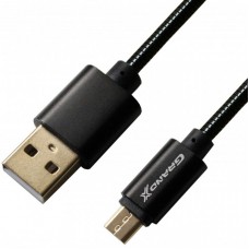 Дата кабель USB 2.0 AM to Micro 5P 1.0m Cu, 2.1A, Black Grand-X (MM-01B) Дата кабель USB 2.0 AM to Micro 5P 1.0m Cu, 2.1A, Black Grand-X (MM-01B)