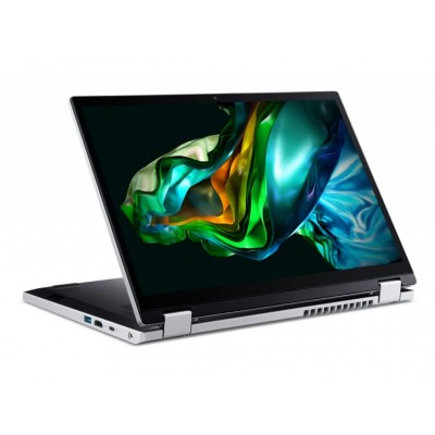 Ноутбук Acer Aspire 3 Spin 14 A3SP14-31PT 14&quot; WUXGA IPS Touch, Intel i3-N305, 8GB, F256GB, UMA, Lin, сріблястий