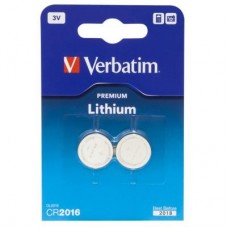 Батарейка Verbatim CR 2016 Lithium 3V * 2 (49934) Батарейка Verbatim CR 2016 Lithium 3V * 2 (49934)