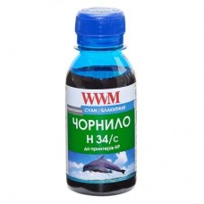 Чорнило WWM HP № 22/134/136 100г Cyan (H34/C-2) Чорнило WWM HP № 22/134/136 100г Cyan (H34/C-2)