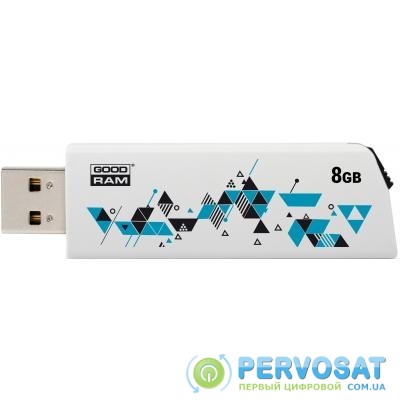 USB флеш накопитель GOODRAM 8GB Cl!ck White USB 2.0 (UCL2-0080W0R11)