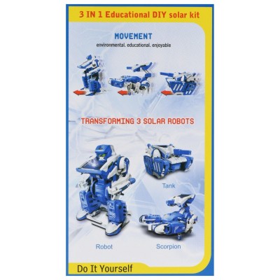 Same Toy Робот-конструктор - Трансформер 3 в 1 на солнечной батарее