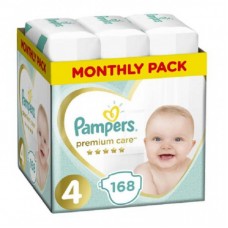 Підгузок Pampers Premium Care Maxi Розмір 4 (9-14 кг) 168 (8001090379511) Підгузок Pampers Premium Care Maxi Розмір 4 (9-14 кг) 168 (8001090379511)