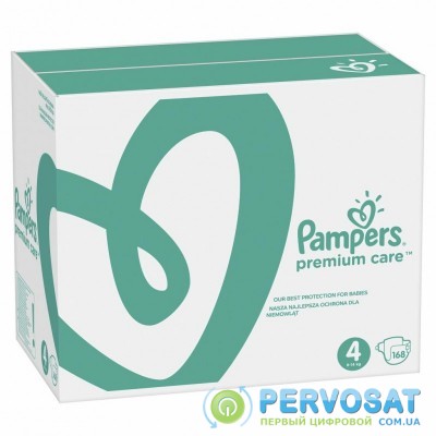 Подгузник Pampers Premium Care Maxi Размер 4 (9-14 кг) 168 шт (8001090379511)