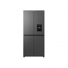 Холодильник TCL SBS, 185х84х68, холод.відд.-297л, мороз.відд.-169л, 4 дв., A++, NF, диспенсер., нерж