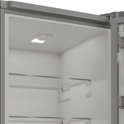 Холодильник Indesit з нижн. мороз., 202.5x60х67, холод.відд.-266л, мороз.відд.-120л, 2дв., А++, ST, сріблястий