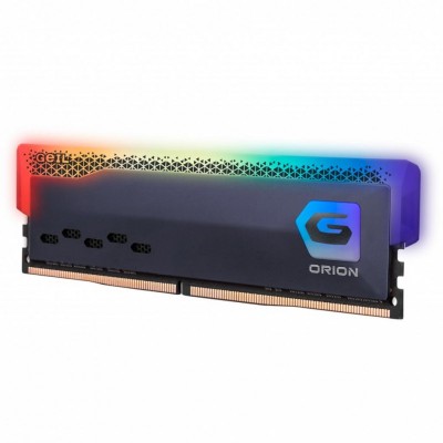 Модуль пам'яті для комп'ютера DDR4 8GB 3200 MHz Orion RGB Titanium Gray GEIL (GOSG48GB3200C16BSC)