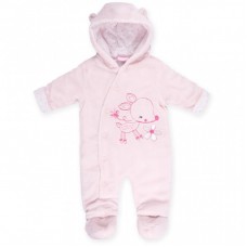 Чоловічок Luvena Fortuna флісовий теплий з капюшоном для дівчаток (G8594.0-6) Чоловічок Luvena Fortuna флісовий теплий з капюшоном для дівчаток (G8594.0-6)