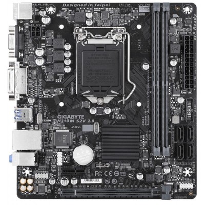 Материнська плата GIGABYTE H310M_S2V_2.0 s1151 H310 2xDDR4 DVI-VGA mATX
