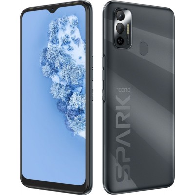 Смартфон TECNO Spark 7 (KF6n) 4/64Gb NFC Dual SIM Magnet Black