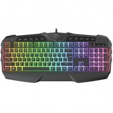 Клавіатура мембрана Trust GXT 881 Odyss semi-mech 114key, USB-A, EN/RU, RGB, чорний Клавіатура мембрана Trust GXT 881 Odyss semi-mech 114key, USB-A, EN/RU, RGB, чорний