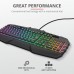 Клавіатура мембрана Trust GXT 881 Odyss semi-mech 114key, USB-A, EN/RU, RGB, чорний