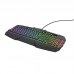 Клавіатура мембрана Trust GXT 881 Odyss semi-mech 114key, USB-A, EN/RU, RGB, чорний