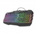 Клавіатура мембрана Trust GXT 881 Odyss semi-mech 114key, USB-A, EN/RU, RGB, чорний