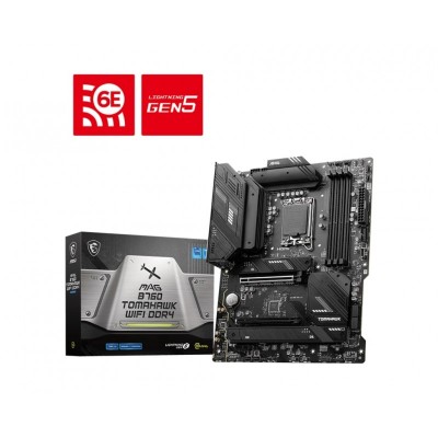 Материнcька плата MSI MAG B760 TOMAHAWK WIFI DDR4 s1700 B760 4xDDR4 M.2 HDMI DP WiFi BT ATX