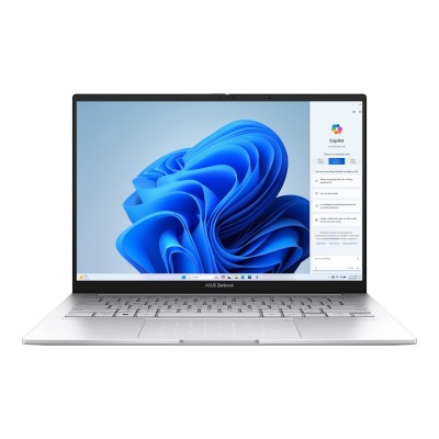 Ноутбук ASUS Zenbook 14 UX3405MA-QD056W 14" WUXGA OLED, Intel Ultra 5-125H, 16GB, F512GB, UMA, Win11, Сріблястий