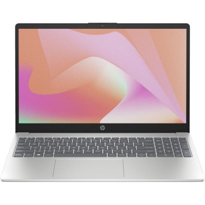 Ноутбук HP 15-fc0105ua 15.6" FHD IPS AG, AMD R5-7520U, 16GB, F512GB, UMA, DOS, сріблястий