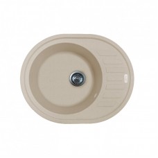 Мийка кухонна Adamant Ovum, штучний камінь, овальна, з крилом, 615х495х200мм, чаша - 1, врізна, Avena Мийка кухонна Adamant Ovum, штучний камінь, овальна, з крилом, 615х495х200мм, чаша - 1, врізна, Avena