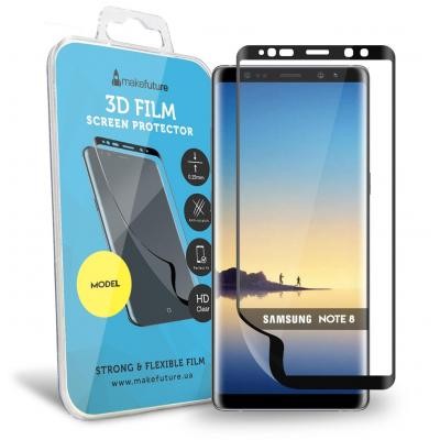 Пленка защитная MakeFuture для Samsung Note 8 Black 3D (MF3D-SN8B)