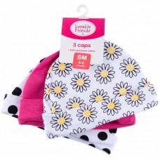 Шапочка Luvable Friends 3 шт різнокольорові для дівчаток (34530NEW F) Шапочка Luvable Friends 3 шт різнокольорові для дівчаток (34530NEW F)