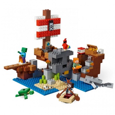 Конструктор LEGO MINECRAFT Пригоди на піратському кораблі (21152)