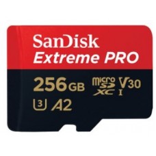 Карта пам'ятi SanDisk 256GB microSDXC C10 UHS-I U3 R170/W90MB/s Extreme Pro V30 + SD Карта пам'ятi SanDisk 256GB microSDXC C10 UHS-I U3 R170/W90MB/s Extreme Pro V30 + SD