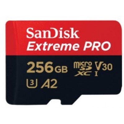 Карта пам'ятi SanDisk 256GB microSDXC C10 UHS-I U3 R170/W90MB/s Extreme Pro V30 + SD