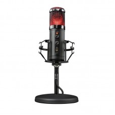 Мікрофон для ПК Trust GXT 256 Exxo, Cardioid, USB-A, 1.8м, RGB, чорний Мікрофон для ПК Trust GXT 256 Exxo, Cardioid, USB-A, 1.8м, RGB, чорний