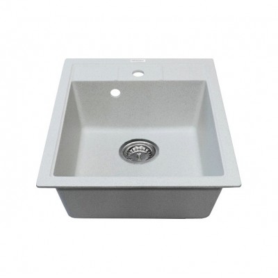 Мийка кухонна Adamant Brick, штучний камінь, квадрат, без крила, 460x515x200мм, чаша - 1, врізна, Old stone Мийка кухонна Adamant Brick, штучний камінь, квадрат, без крила, 460x515x200мм, чаша - 1, врізна, Old stone