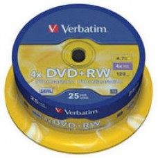 Диск DVD Verbatim 4.7Gb 4x CakeBox 25 шт silver (43489) Диск DVD Verbatim 4.7Gb 4x CakeBox 25 шт silver (43489)