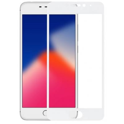 Скло захисне MakeFuture для Meizu M6 White Full Cover (MGFC-MM6W)