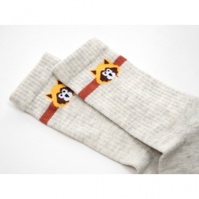 Носки Bross с махровой ступней с енотом (23469-1B-gray)