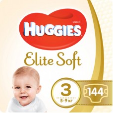 Підгузок Huggies Elite Soft 3 (5-9 кг) Box 144 (5029053578101) Підгузок Huggies Elite Soft 3 (5-9 кг) Box 144 (5029053578101)