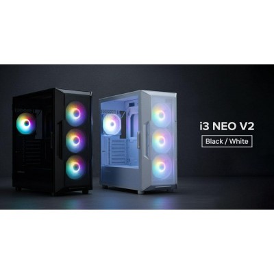 Корпус Zalman I3 Neo V2 без БЖ 2xUSB3.0, 1x Type C, 4x120мм RGB, VGA 400мм, LCS ready, TG Side Panel, ATX, білий Корпус Zalman I3 Neo V2 без БЖ 2xUSB3.0, 1x Type C, 4x120мм RGB, VGA 400мм, LCS ready, TG Side Panel, ATX, білий