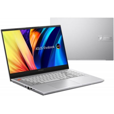 Ноутбук ASUS Vivobook Pro K6501ZM-MA165 15.6 2.8K OLED/Intel i7-12700H/32/1024F/NVD3060-6/noOS/Silver