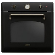 Духова шафа Hotpoint електрична, 73л, A, конвекція, телескопічні напрямні, чорний