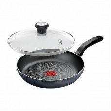Сковорода з кришкою Tefal So' Light, 26см, алюміній, бакеліт, скло, чорний Сковорода з кришкою Tefal So' Light, 26см, алюміній, бакеліт, скло, чорний