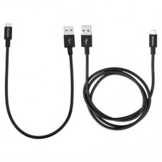 Дата кабель USB 2.0 AM to Micro 5P 1.0m + 0.3m black Verbatim (48875) Дата кабель USB 2.0 AM to Micro 5P 1.0m + 0.3m black Verbatim (48875)