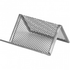 Підставка для візиток Axent 95x80x60мм, wire mesh, silver (2114-03-A) Підставка для візиток Axent 95x80x60мм, wire mesh, silver (2114-03-A)