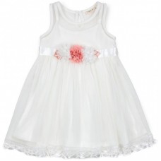 Плаття Breeze з квіточками і мереживом (12531-128G-cream) Плаття Breeze з квіточками і мереживом (12531-128G-cream)